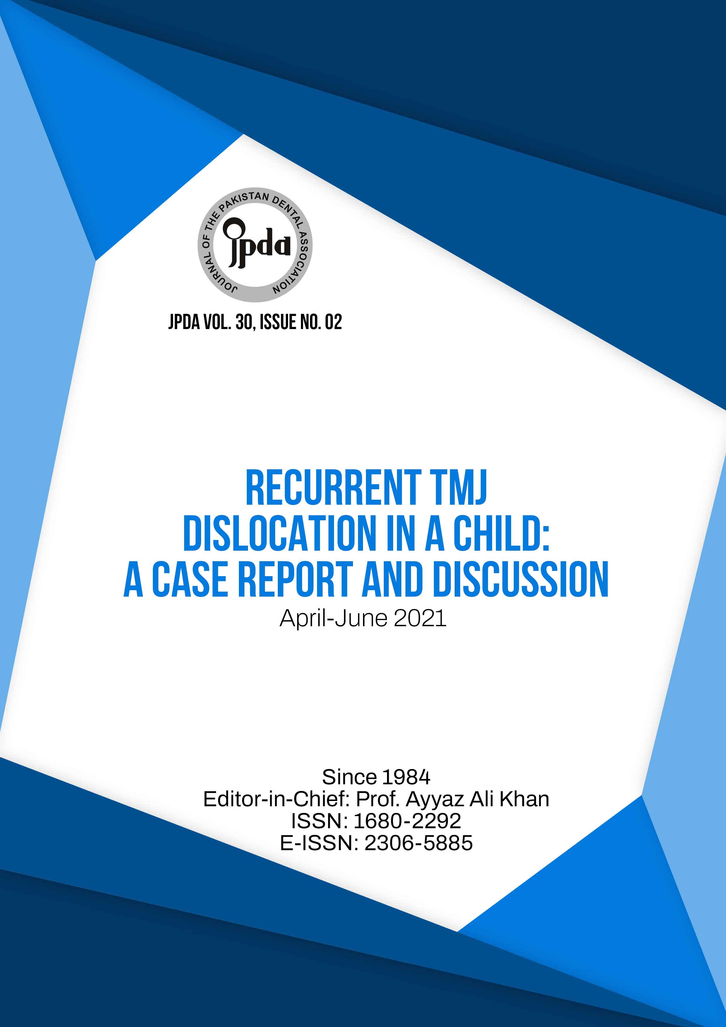 Journal of The Pakistan Dental Association