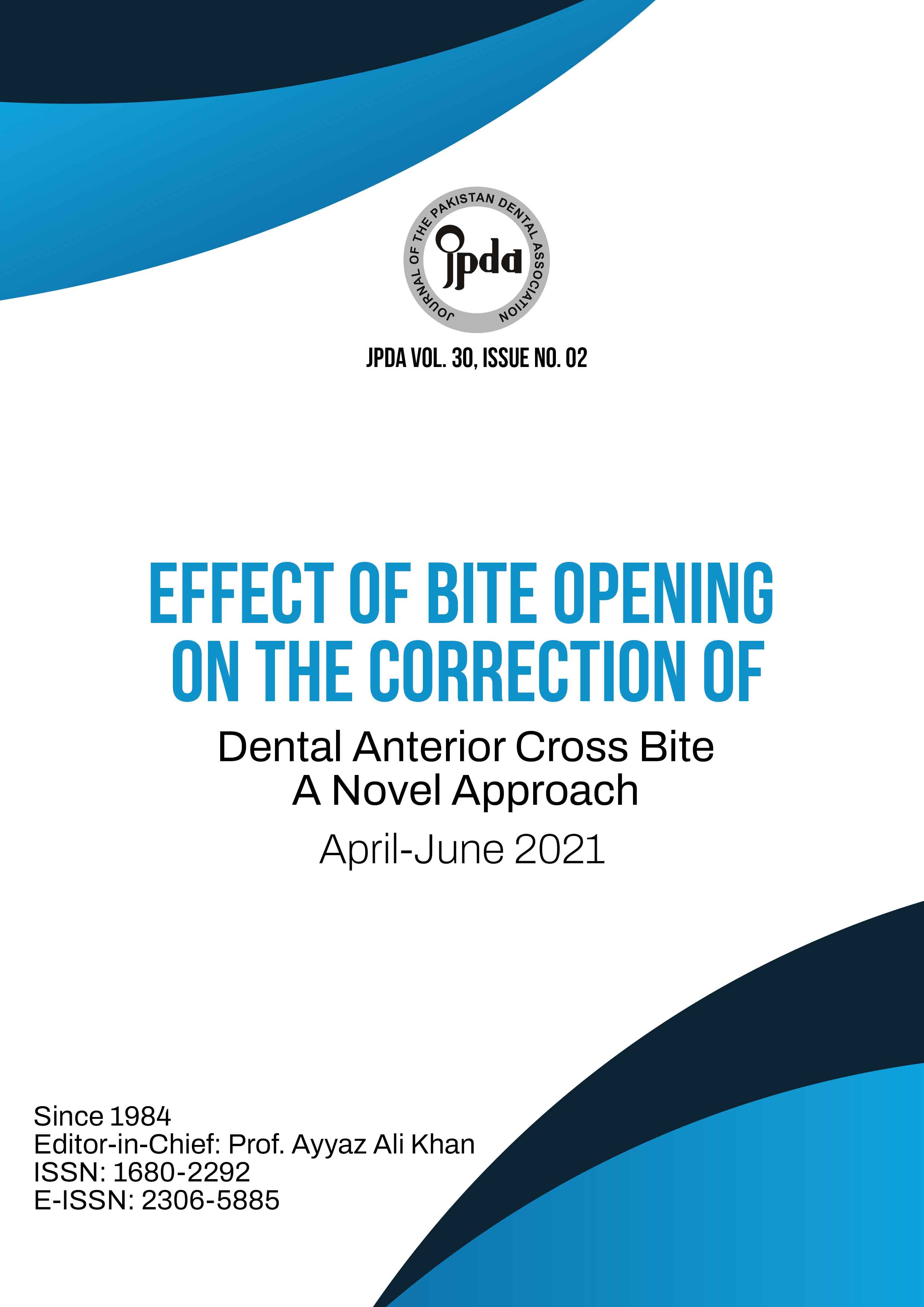 Journal of The Pakistan Dental Association