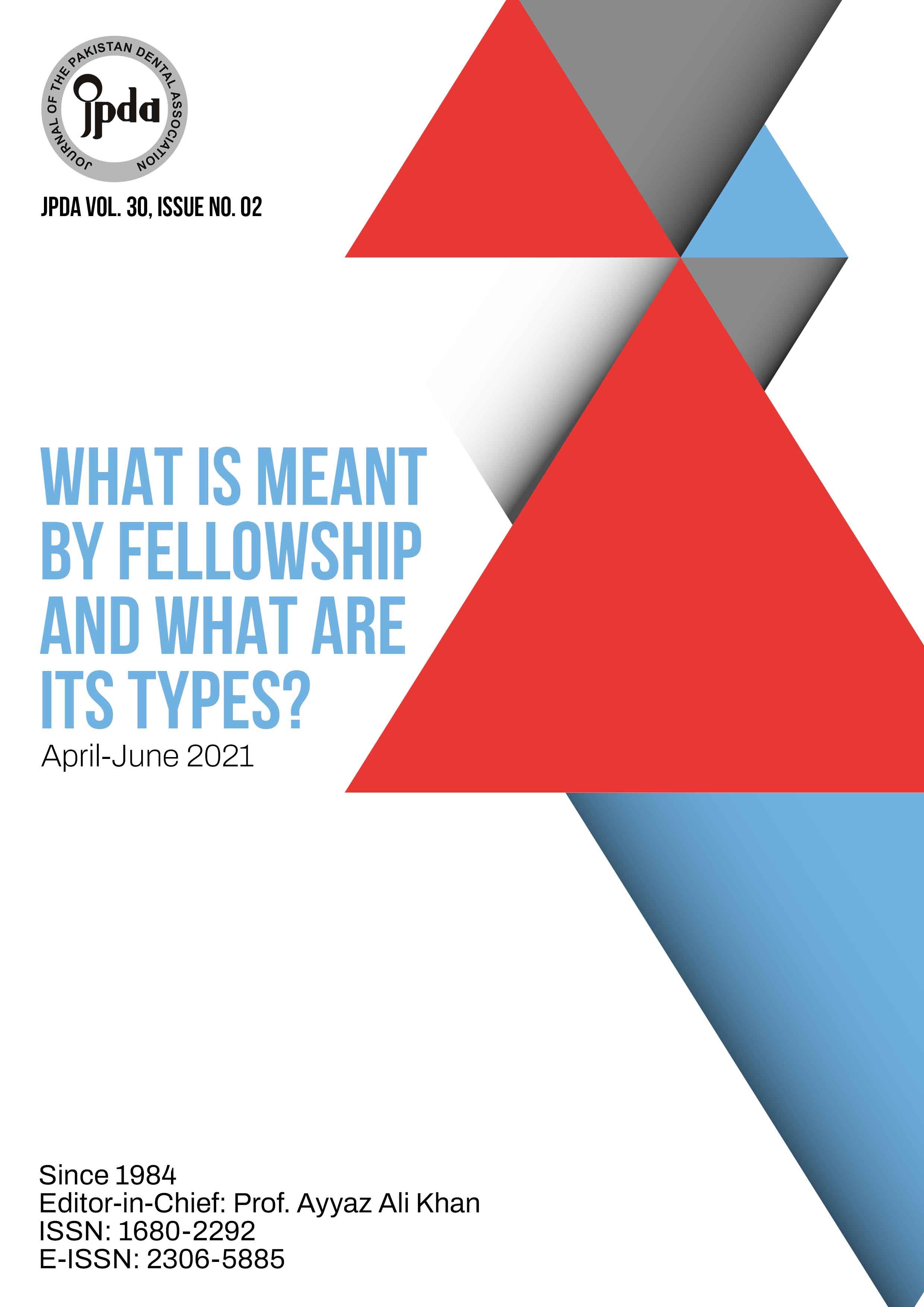 Journal of The Pakistan Dental Association