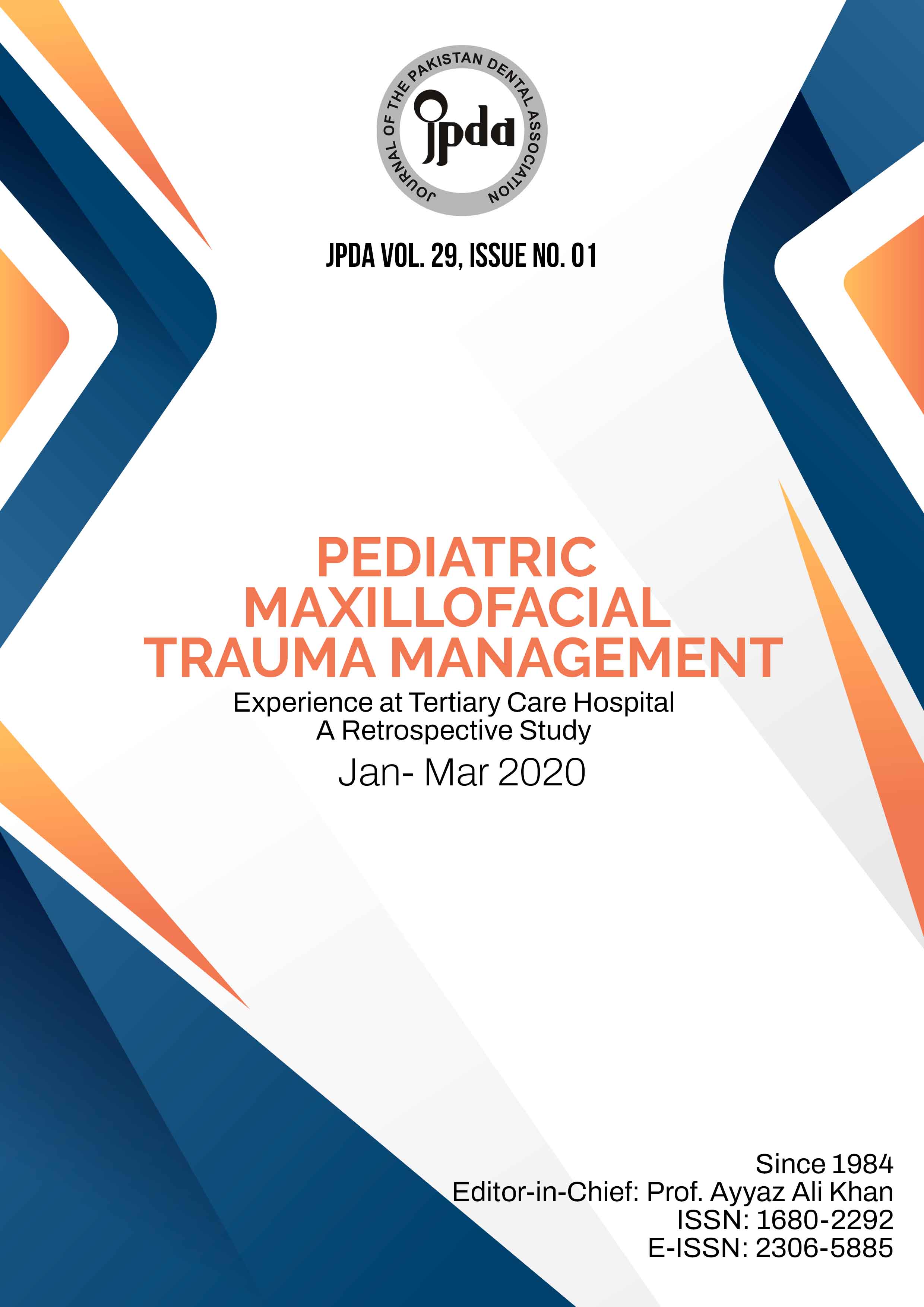 Journal of The Pakistan Dental Association