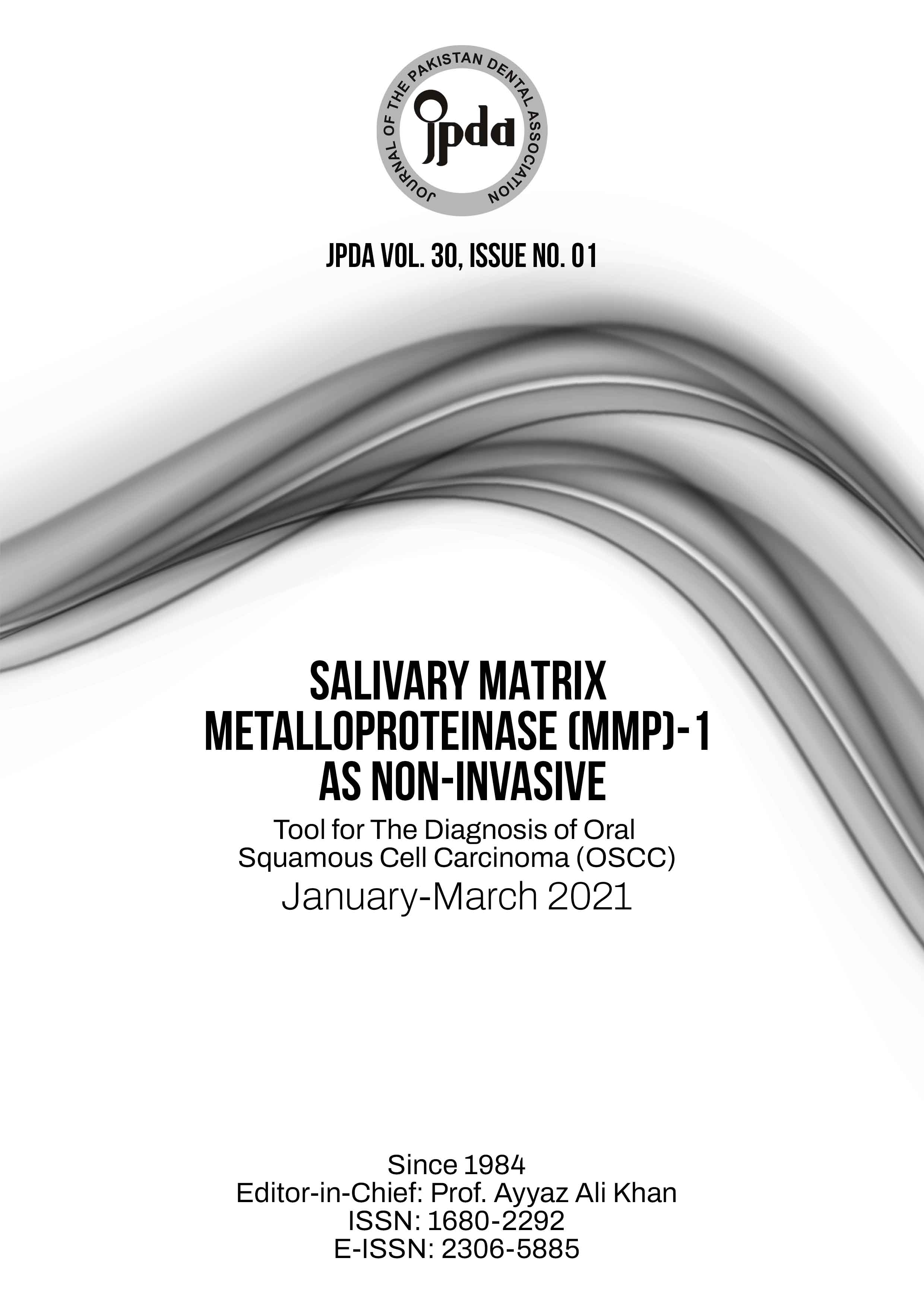 Journal of The Pakistan Dental Association