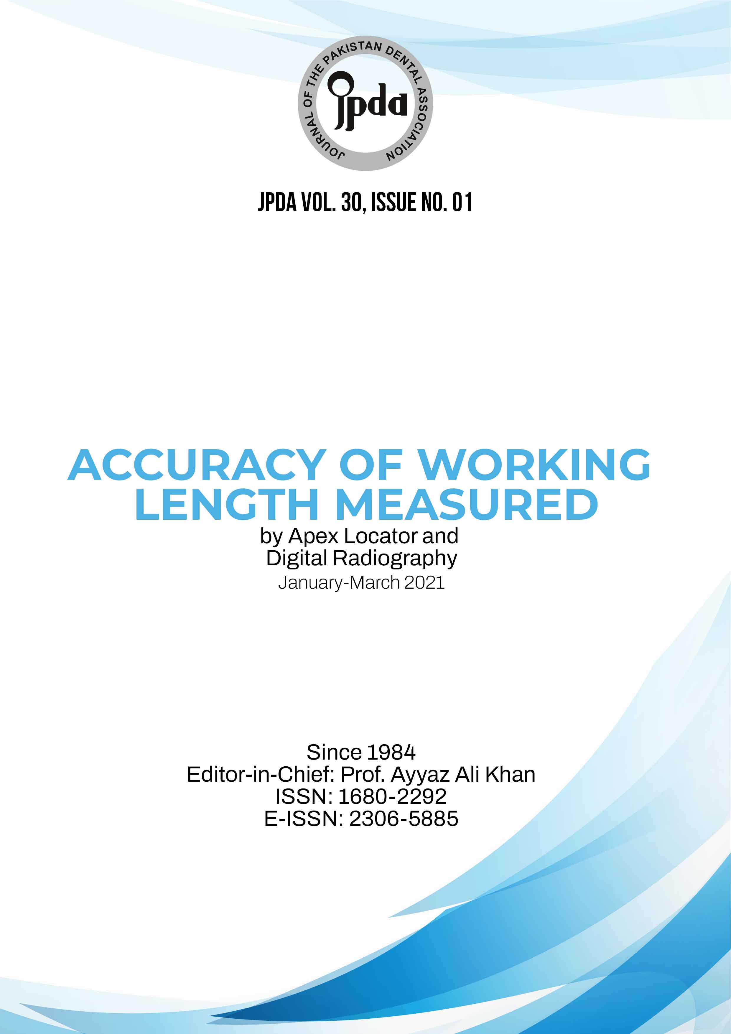 Journal of The Pakistan Dental Association