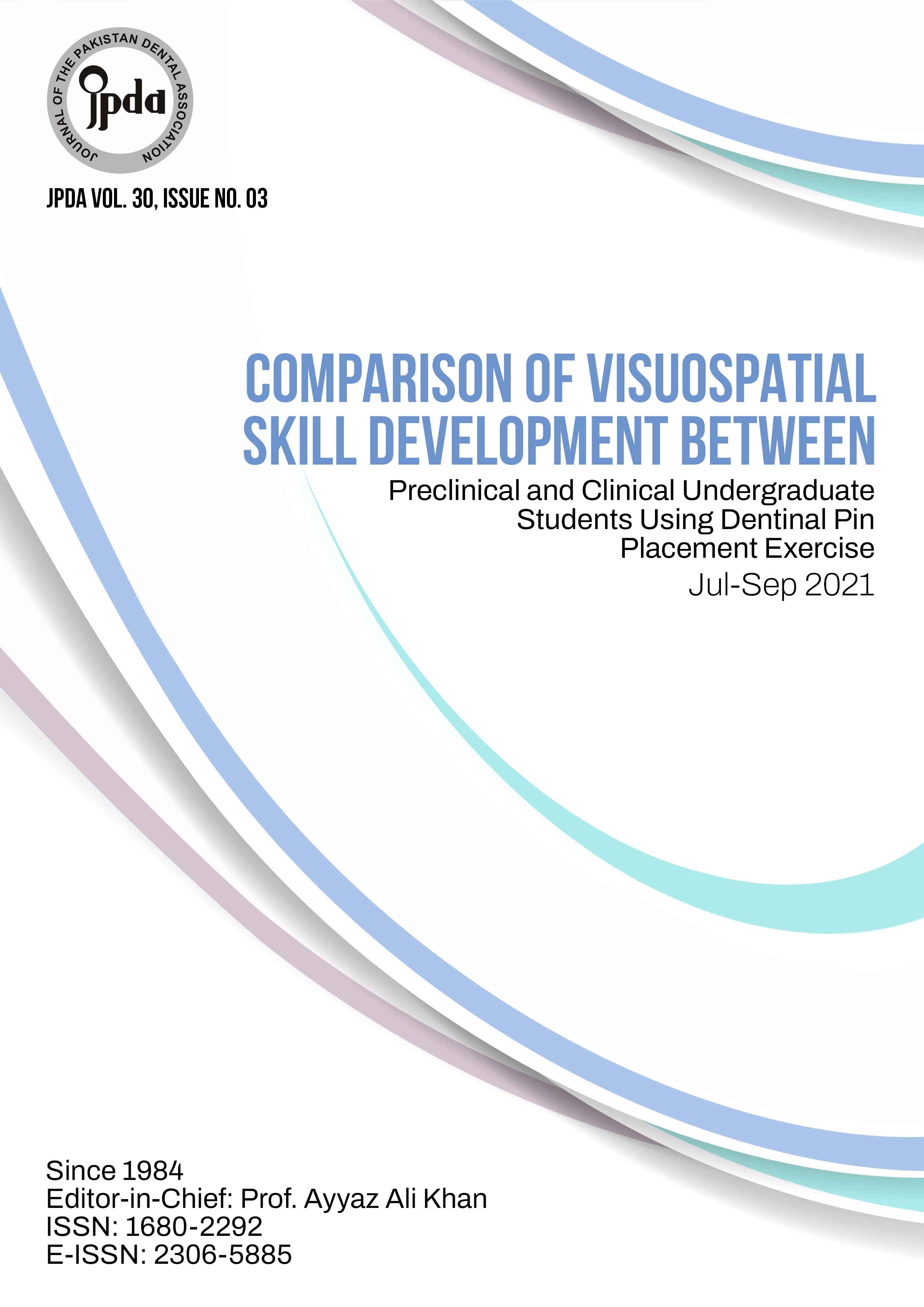 Journal of The Pakistan Dental Association