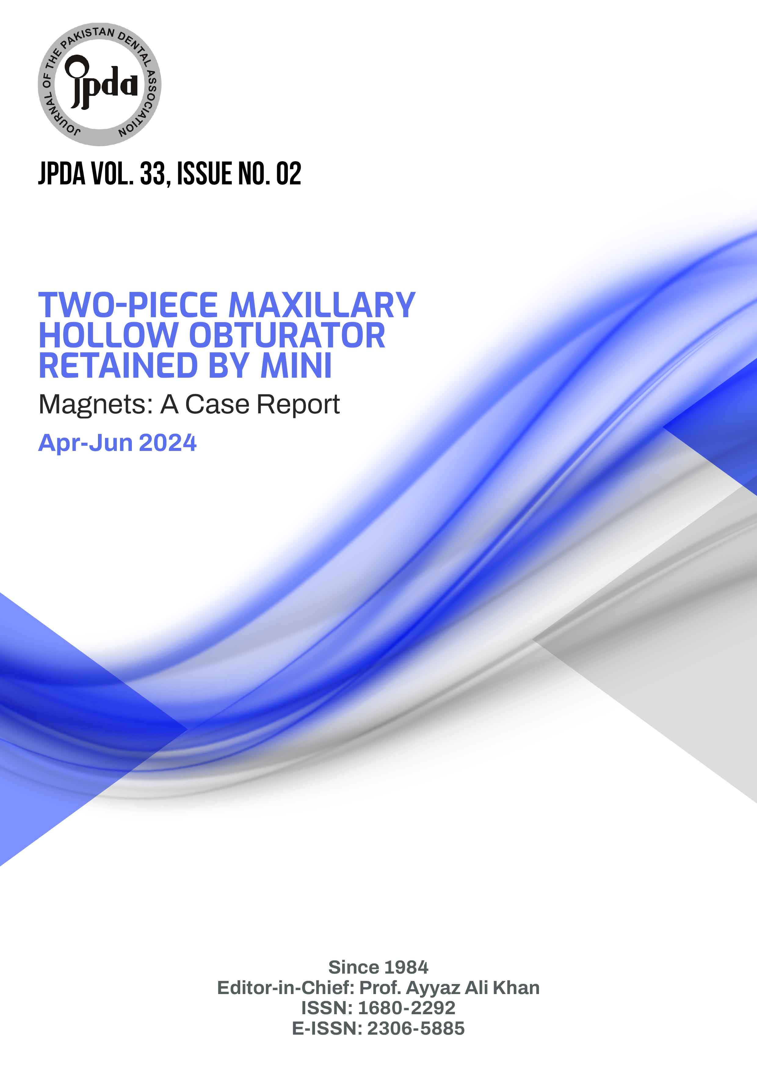 Journal of The Pakistan Dental Association